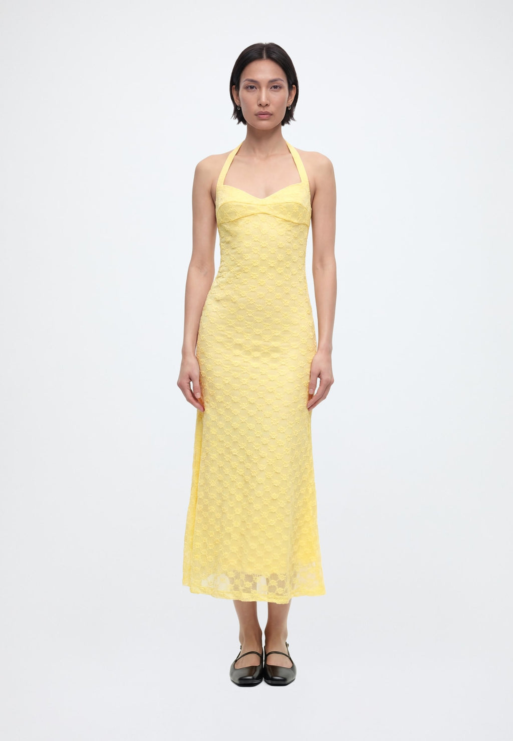 Bardot MARIKO HALTER NECK MIDI DRESS