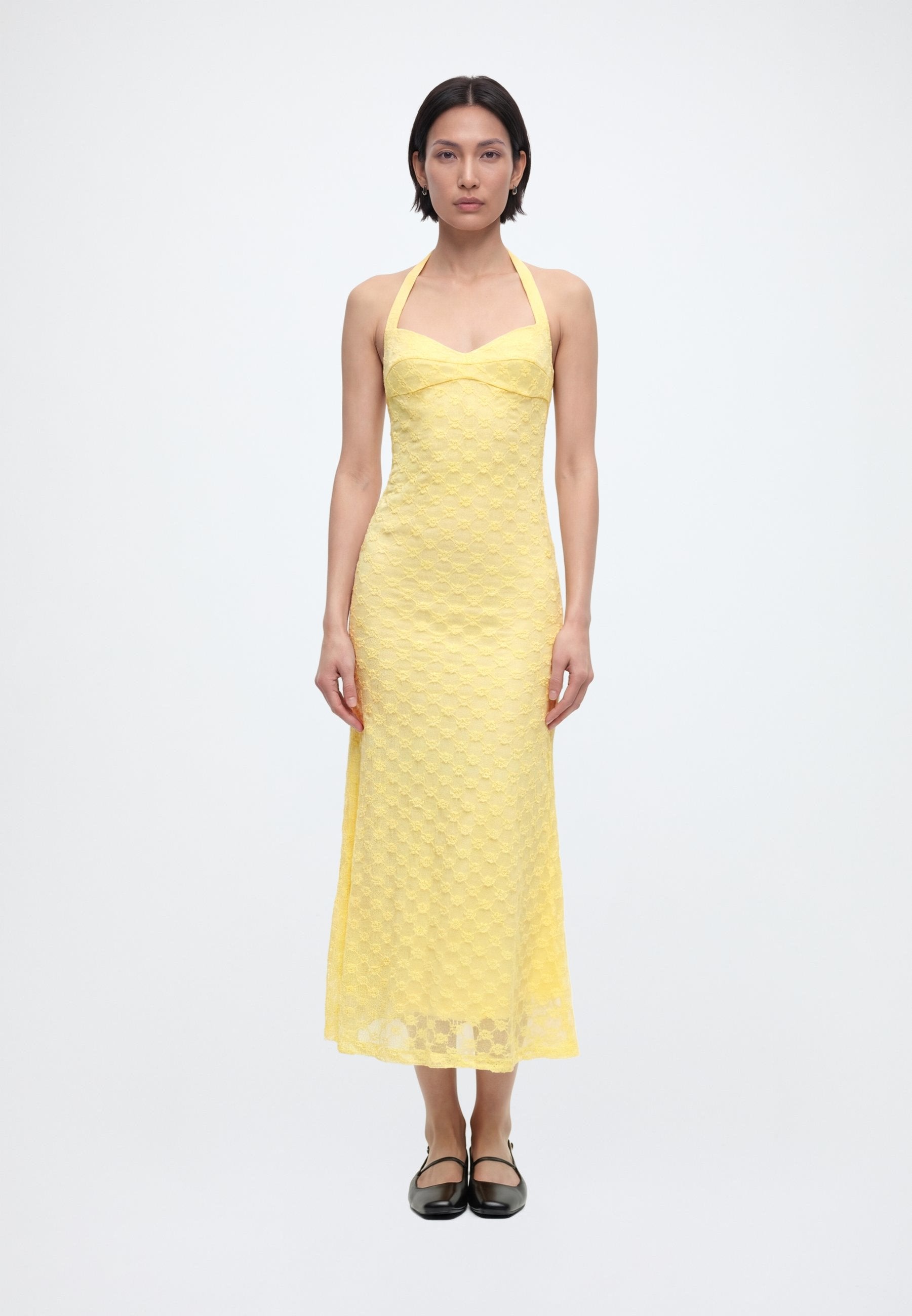 Bardot MARIKO HALTER NECK MIDI DRESS