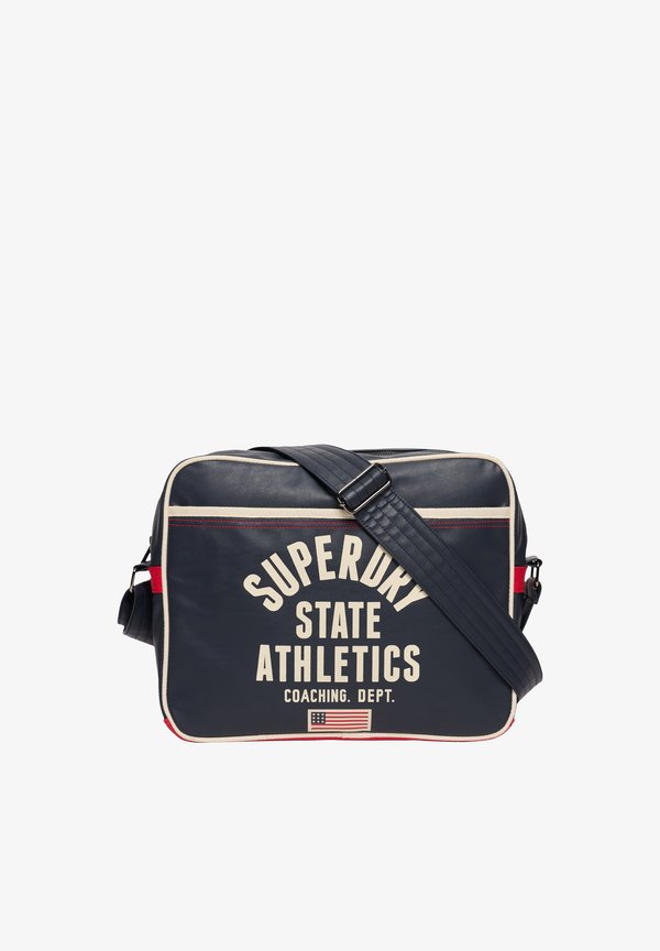 Superdry & Co SUPERDRY RETRO ALUMNI MESSENGER BAG.. - Cross body bag - eclipse navy