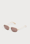 Calvin Klein Jeans UNISEX - Sunglasses - silver-coloured/beige