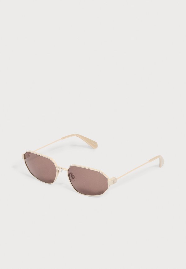 Calvin Klein Jeans UNISEX - Sunglasses - silver-coloured/beige