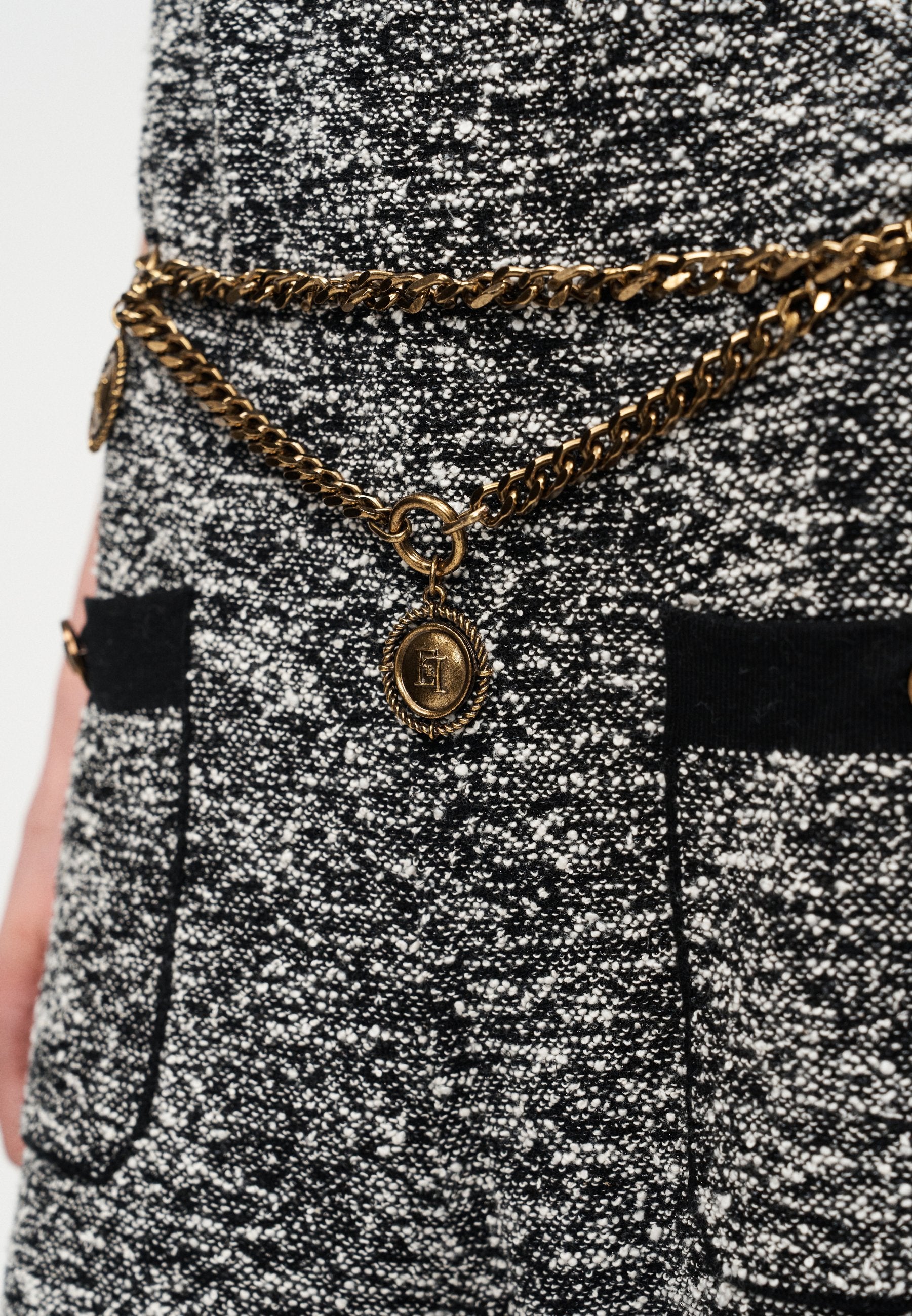 Elisabetta Franchi WOMEN KNITTED WITH BELT