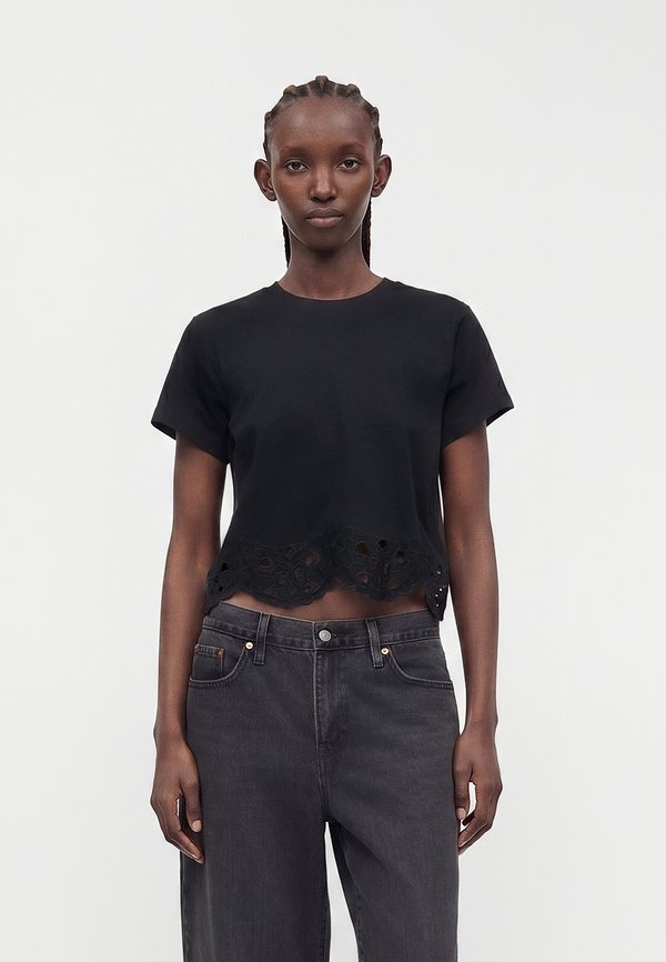 ONLY ONLAURORA - Basic T-shirt - black
