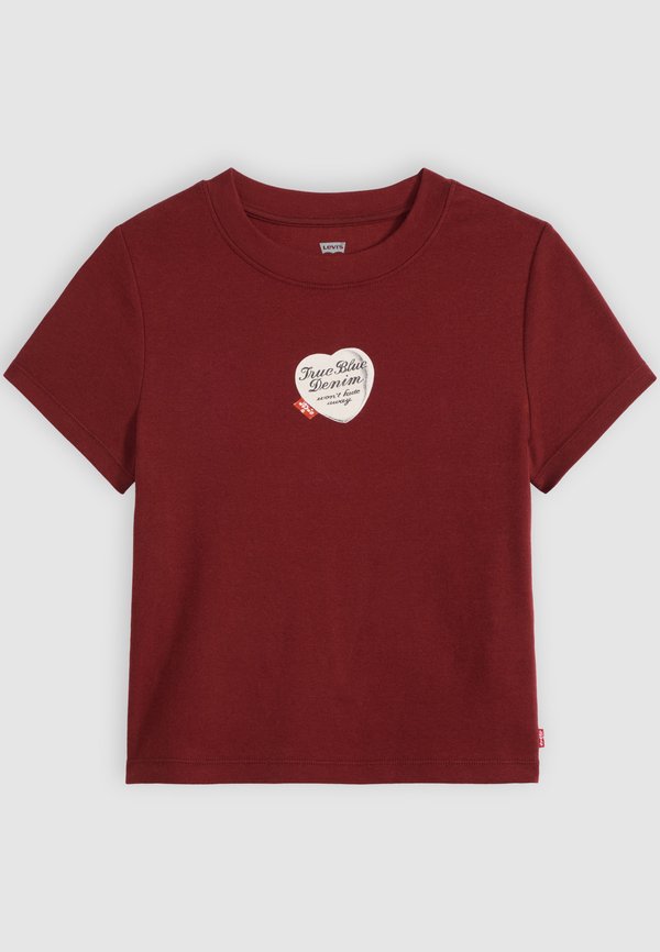 Levi's® GR ESSENTIAL BABY TEE - Print T-shirt - warm cabernet