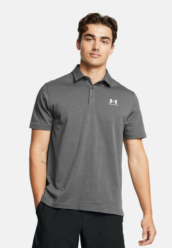 Under Armour ICON - Polo shirt - castlerock light heather