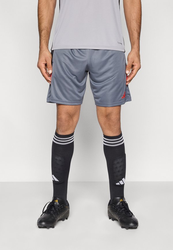 adidas Performance TIRO 26 ESSENTIALS SHORTS - Sports shorts - onix/light onix/semi lucid red