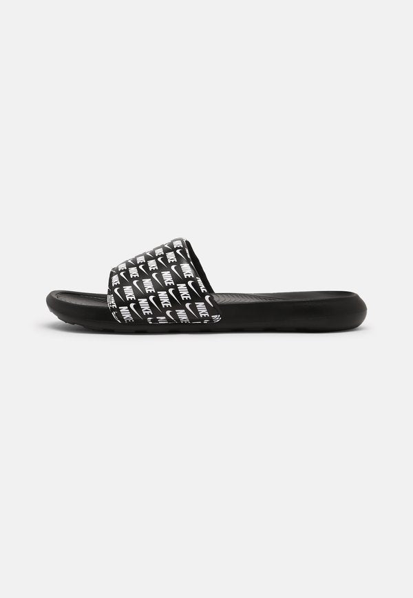 Nike Sportswear VICTORI ONE SLIDE - Pool slides - black/white