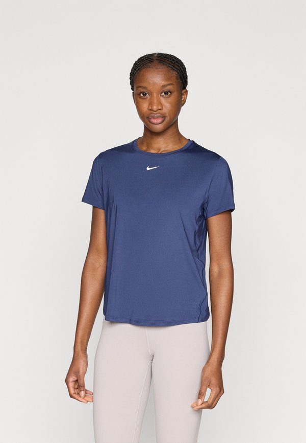 Nike Performance ONE CLASSIC - Sports T-shirt - midnight navy/white