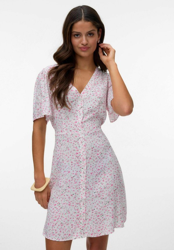 Vero Moda VMALBA - Day dress - snow white