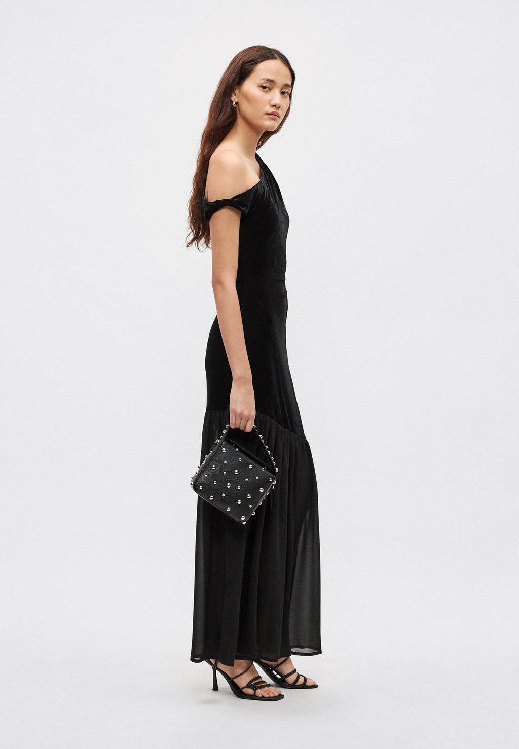 Gina Tricot TWISTED SHEER MAXI DRESS
