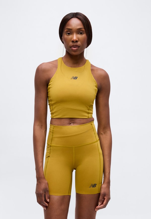 New Balance RC ELITE STORAGE CROP TANK - Top - basil oil