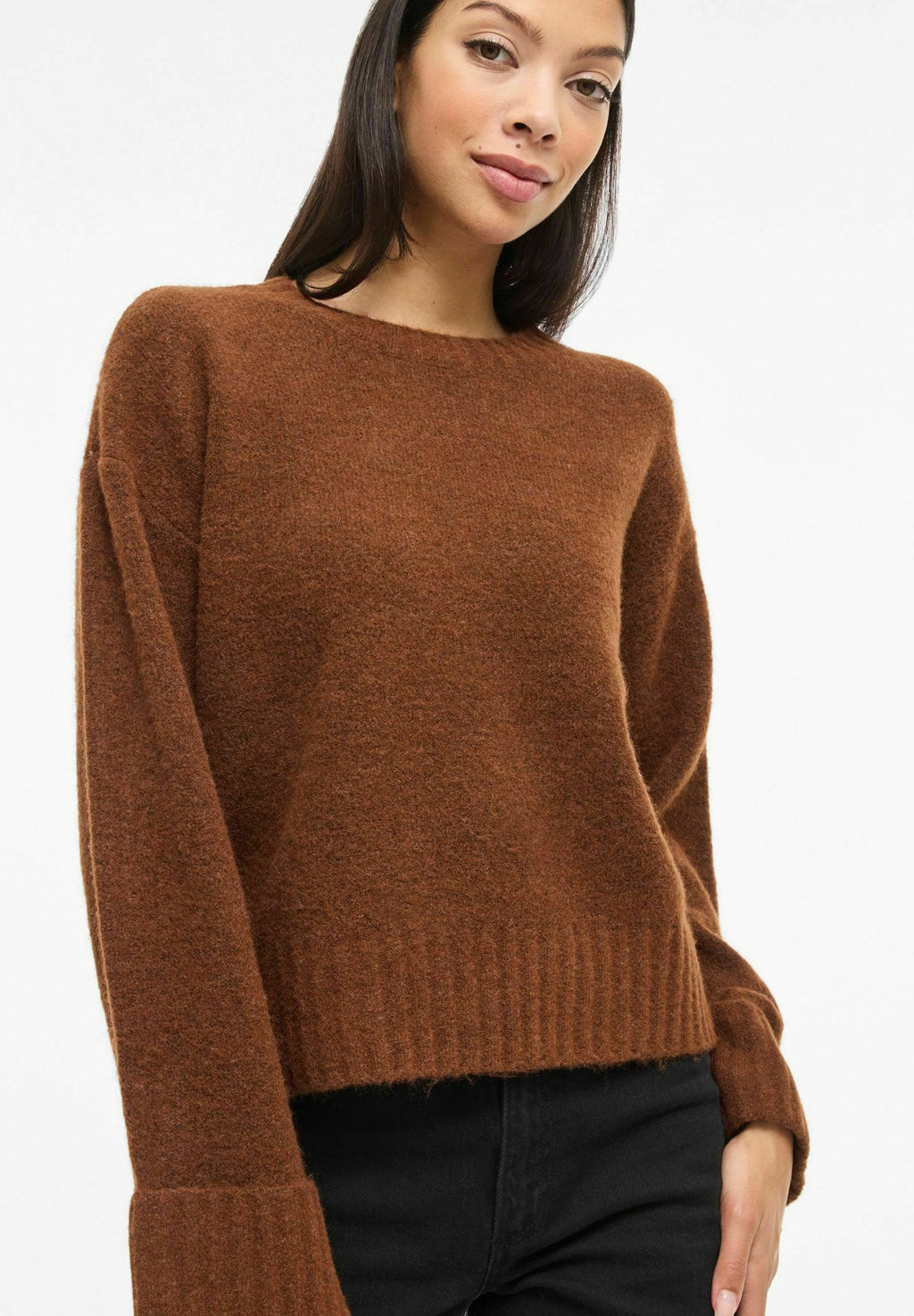 VILA Knitted VILUNA Round neck