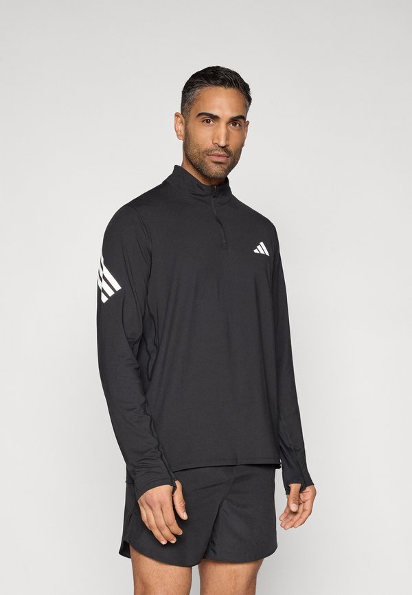 adidas Performance ADI365 ZIP - Long sleeved top - black