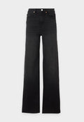 Vero Moda Tall VMOLIVIA WIDE  - Relaxed fit jeans - black denim