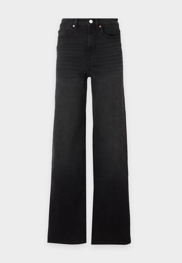 Vero Moda Tall VMOLIVIA WIDE  - Relaxed fit jeans - black denim