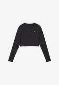 Puma CROPPED - Long sleeved top - puma black