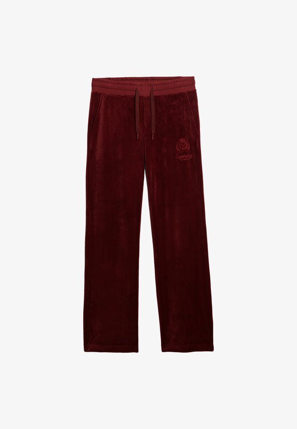 Superdry & Co COUNTRY CLUB JOGGERS - Tracksuit bottoms - stanton red