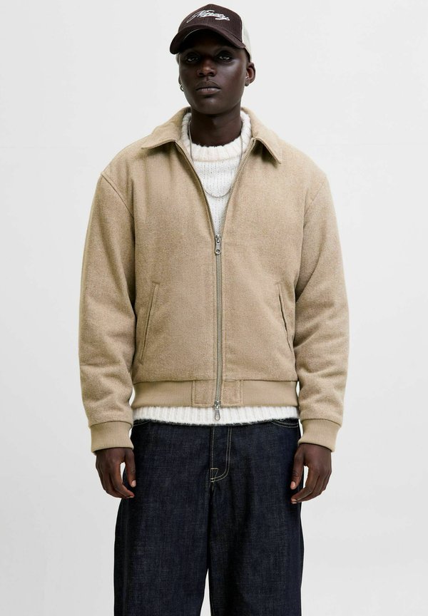 Jack & Jones Bomber Bomber - Summer jacket - greige