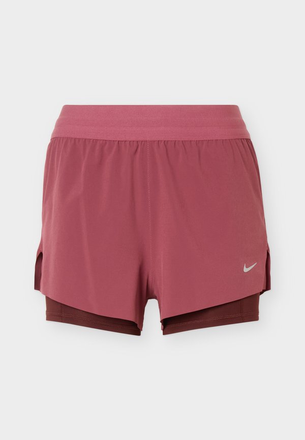 Nike Performance SWIFT - 2-in-1 shorts - pink smoke/mystic dates