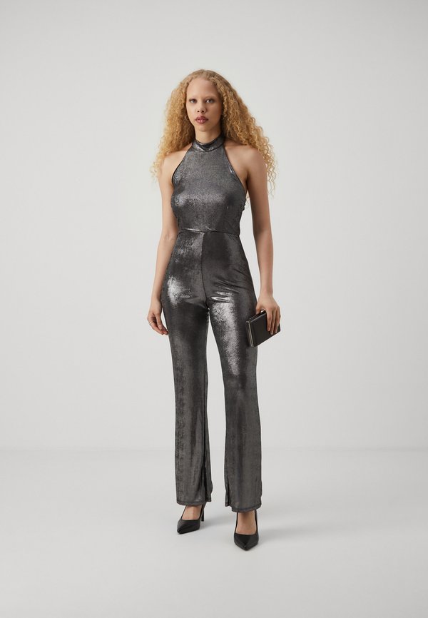 WAL G. PARTY ROZA HALTER NECK METALLIC