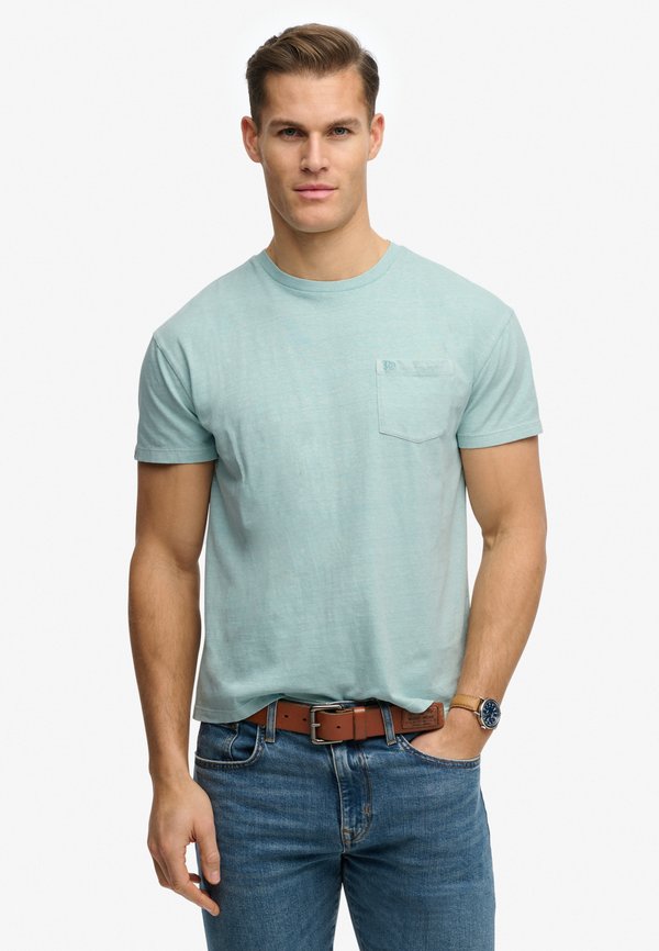 Superdry & Co Basic T-shirt - aquamarine blue