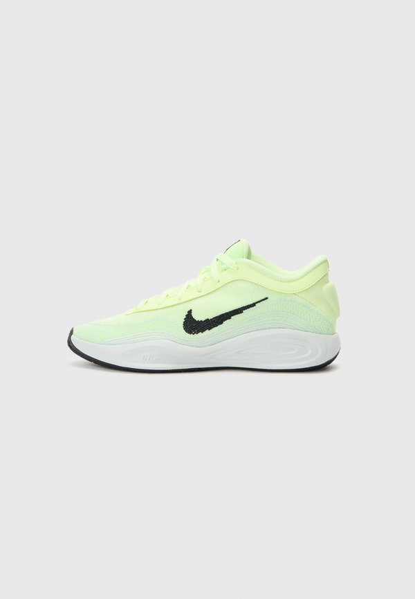 Nike Performance G.T. HUSTLE ACADEMY - Basketball shoes - barely volt/black/pure platinum-coloured