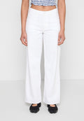 DENIM TROUSERS, MID WAIST, WIDE LEG Media 1