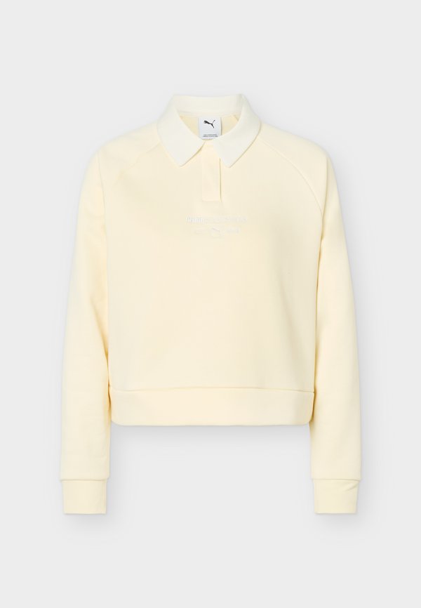Puma PUMA CLASS RELAXED LONGSLEEVE POLO FL - Sweatshirt - buttercream