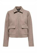 ONLY ONLVELA ZIP SHORT JACKET OTW