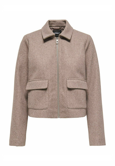 ONLY ONLVELA ZIP SHORT JACKET OTW
