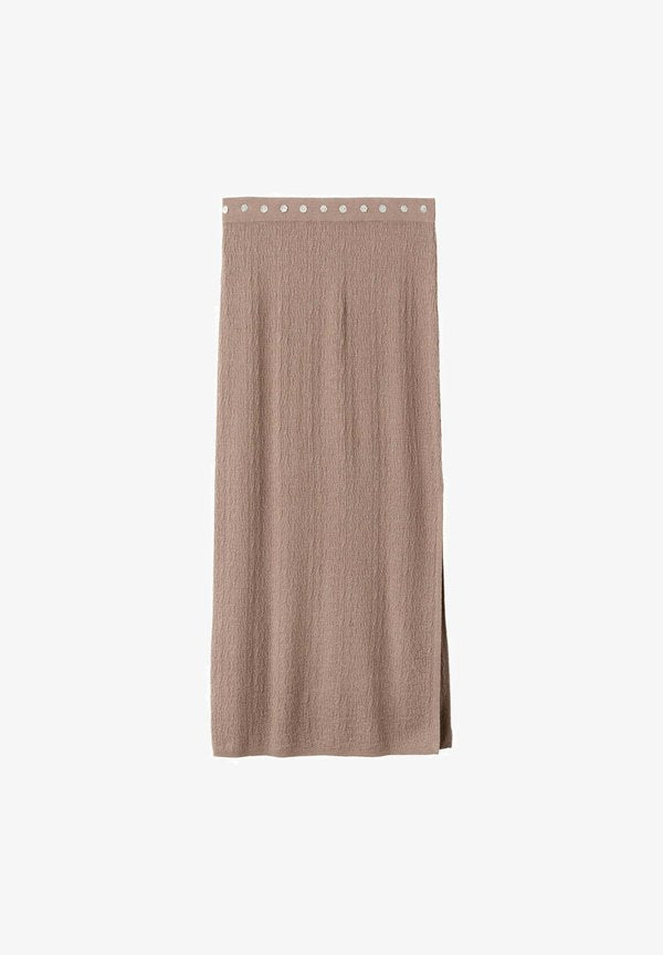 Mango ADULT - A-line skirt - marron moyen