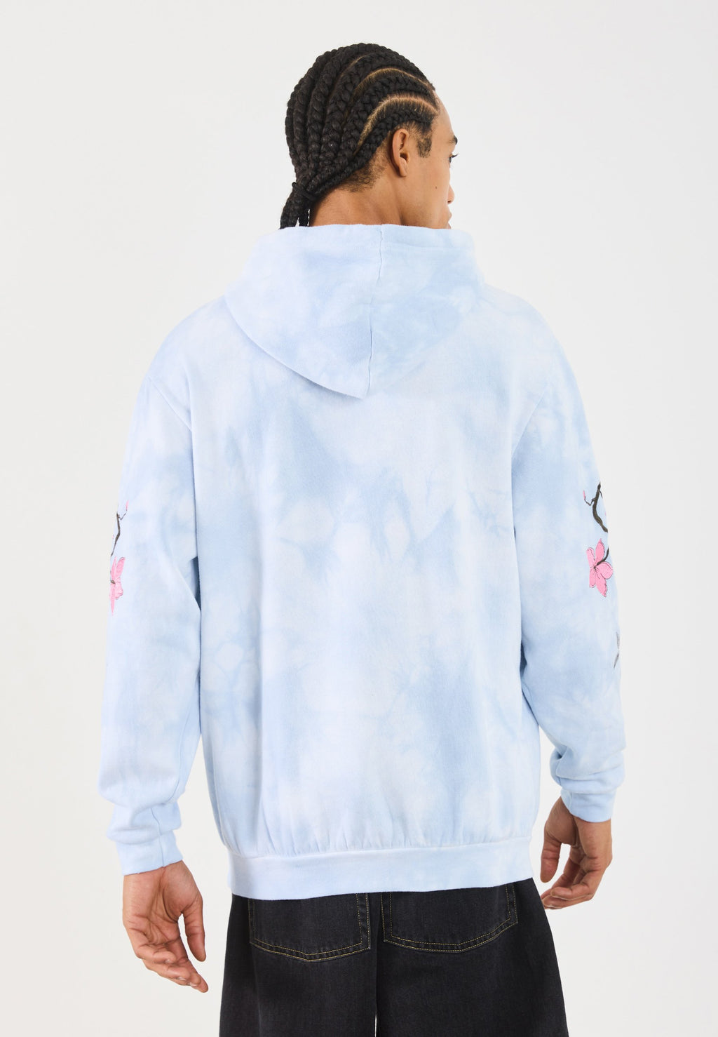 YOURTURN UNISEX RELAXED FIT TIE DYE HOODIE
