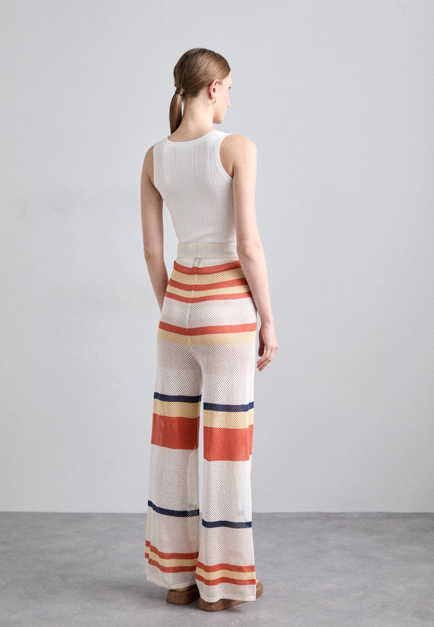 KNITID STRIPE POINTELLE
