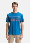 TOM TAILOR Print T-shirt - blau