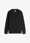 Tommy Hilfiger TEXTURED LS TEE - Long sleeved top - black