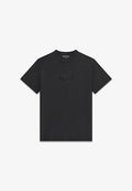Guess T-SHIRT MIT GESTICKTEM LOGO - Print T-shirt - schwarz