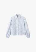 Mango ADULT - Button-down blouse - light blue