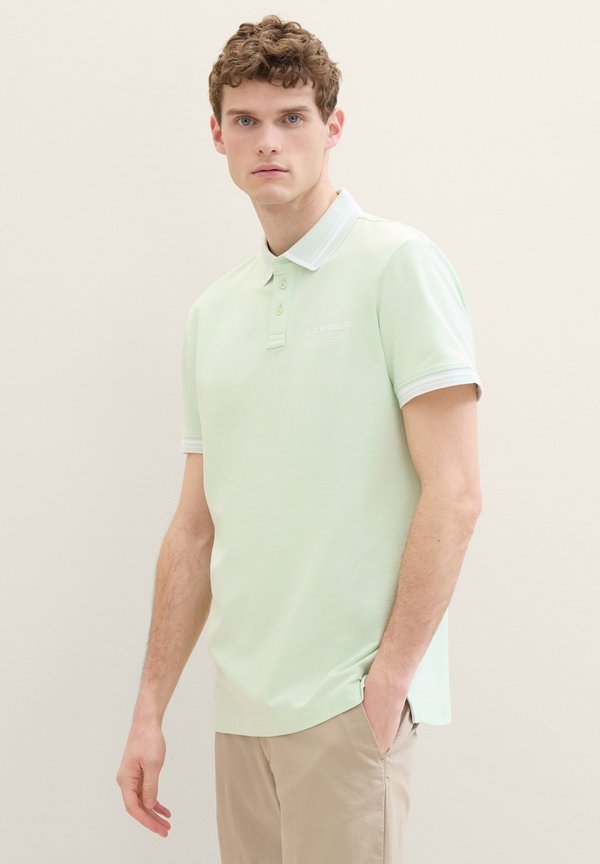 TOM TAILOR MIT LOGO - Polo shirt - tender sea green