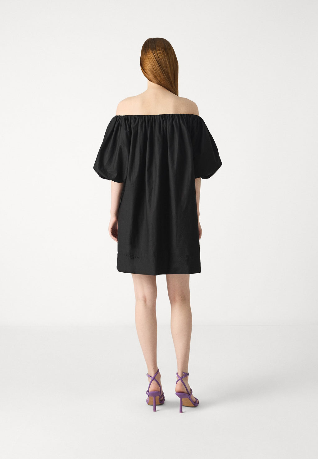 Gina Tricot OFF SHOULDER POPLIN DRESS