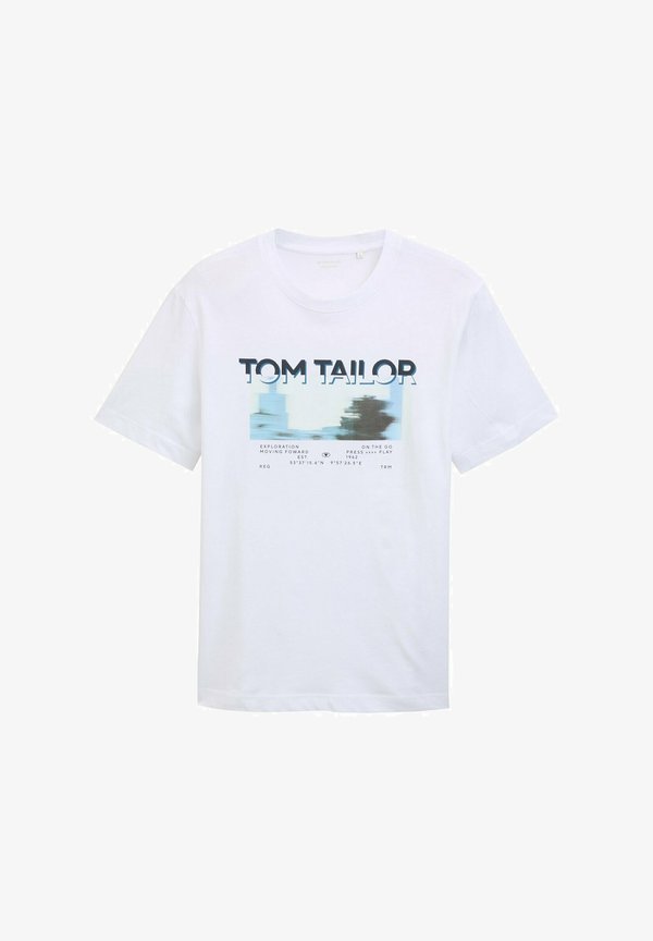 TOM TAILOR Print T-shirt - white