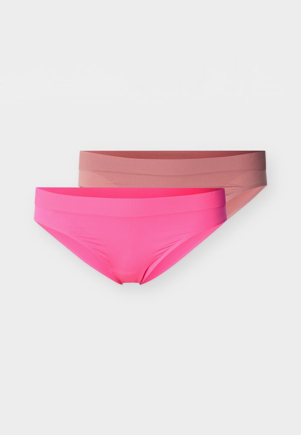 Puma WOMEN SPORT BRIEFS 2 PACK - Briefs - dusty pink/pink