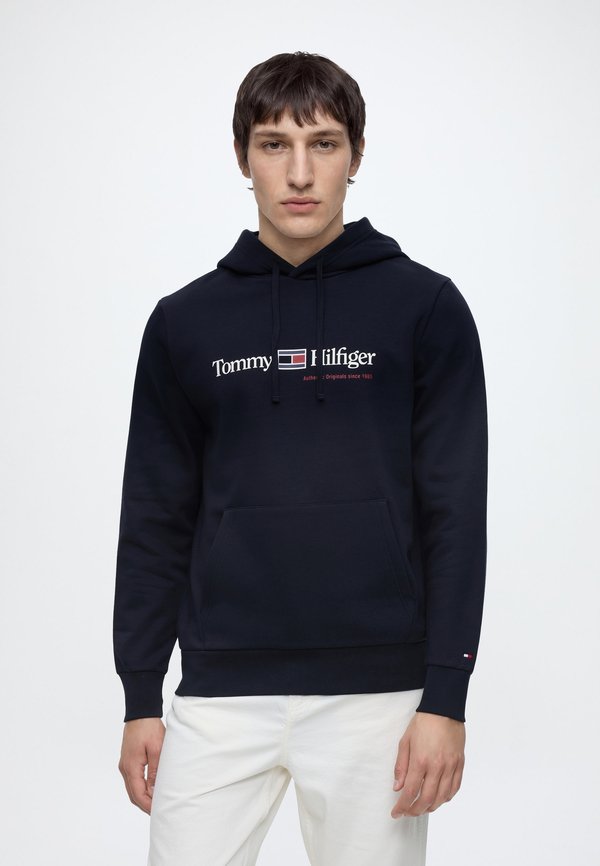 Tommy Hilfiger GRAPHIC  HOODIE - Hoodie - navy blue