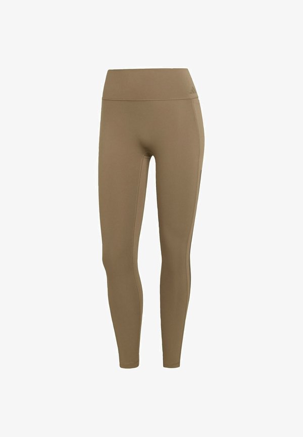 adidas Performance OPTIME WORKOUT 3 STRIPES 7/8 - Leggings - khaki six