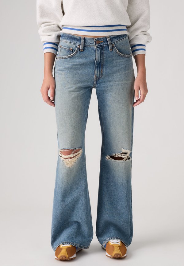 Levi's® MIDDY LOOSE BOOT - Bootcut jeans - blue denim