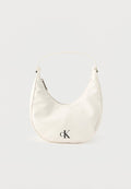 Calvin Klein BUCKLE CONVERTIBLE - Handbag - white alyssum