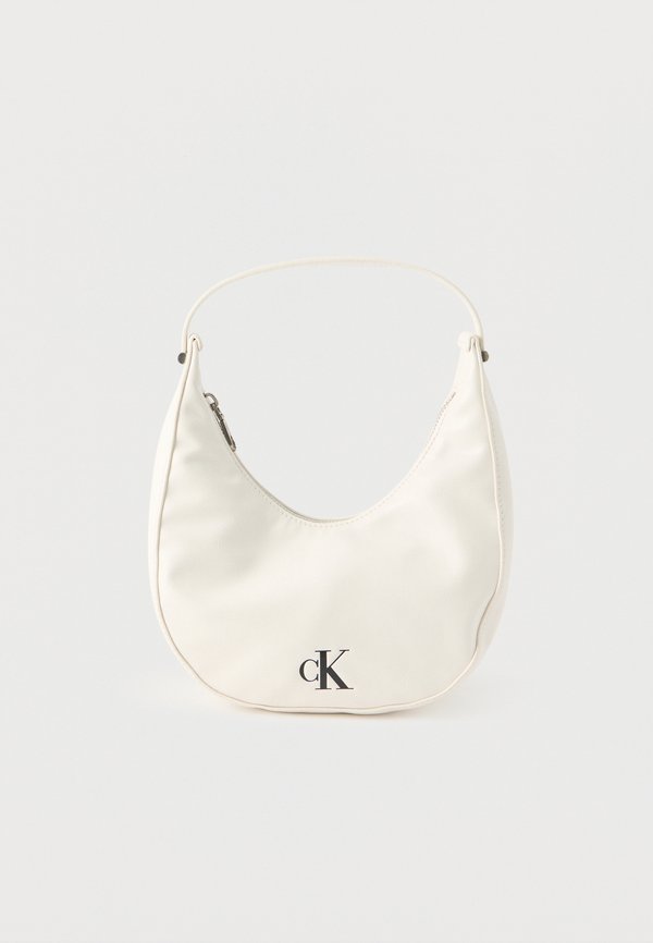 Calvin Klein BUCKLE CONVERTIBLE - Handbag - white alyssum