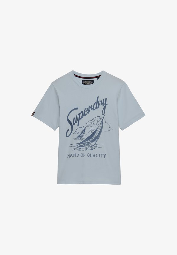 Superdry & Co SUPERDRY LO-FI DOCKSIDE T-SHIRT.. - Print T-shirt - moon blue
