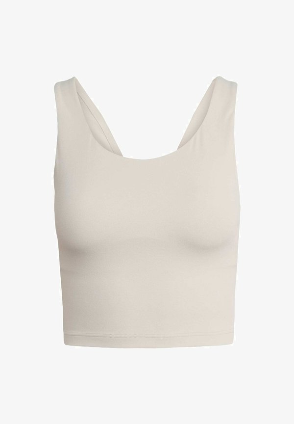 adidas Performance ALL ME MEDIUM SUPPORT BRA TANK - Top - beige