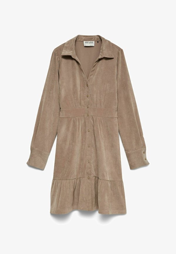 Vero Moda AWASTA Short - Shirt dress - fossil