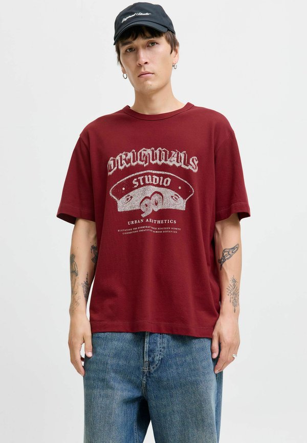 Jack & Jones T- - Print T-shirt - tibetan red